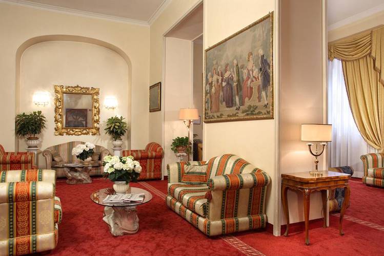 Lobby Pace Helvezia Hotel Rome