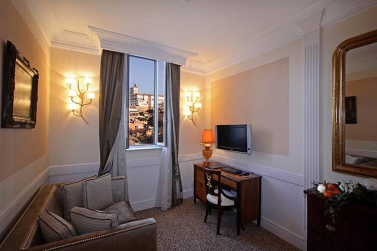 Standard doppelzimmer zur einzelnutzung Boutique Hotel Trevi Rom Standard doppelzimmer zur einzelnutzung Boutique Hotel Trevi Rom