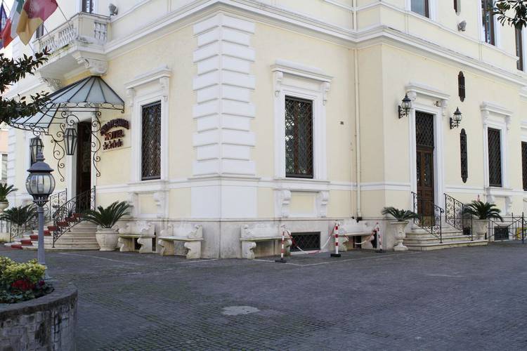 Fassade Villa Pinciana Hotel Rom