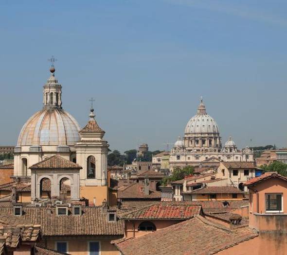 Magnifique terrasse Hôtel Genio Rome