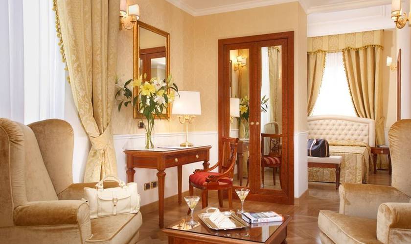 Standard vierbettzimmer Villa Pinciana Hotel Rom